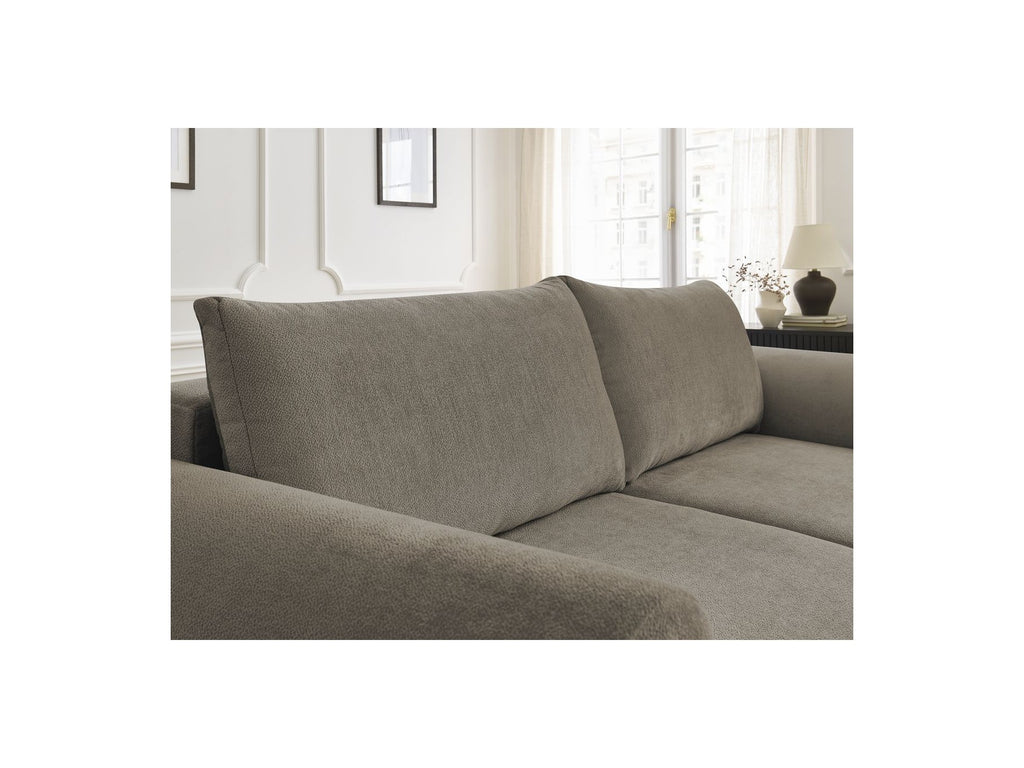 Convertible Straight Sofa with Storage Lucien - Smooth Fabric