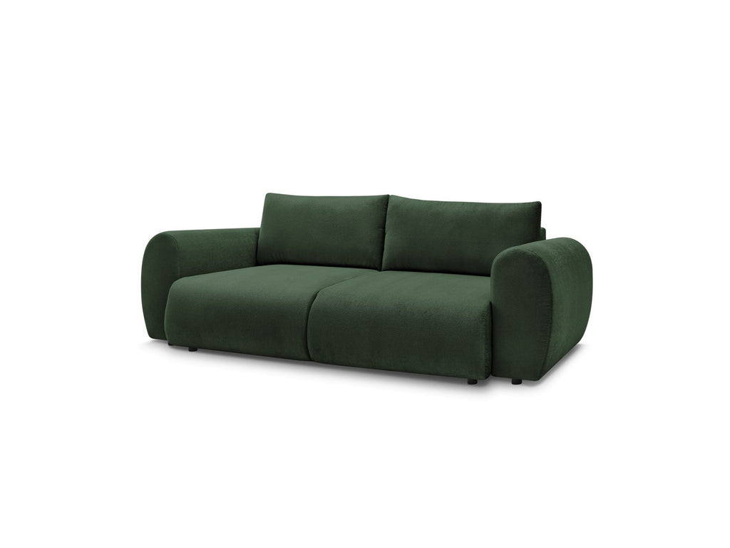 Convertible Straight Sofa with Storage Lucien - Smooth Fabric