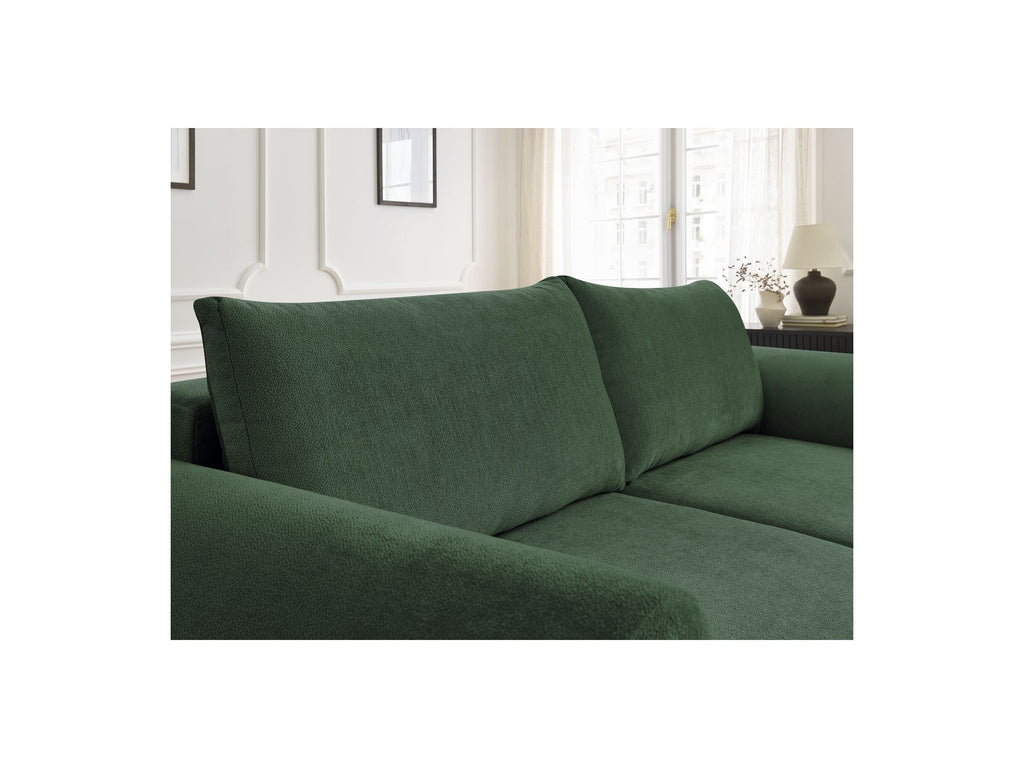 Convertible Straight Sofa with Storage Lucien - Smooth Fabric
