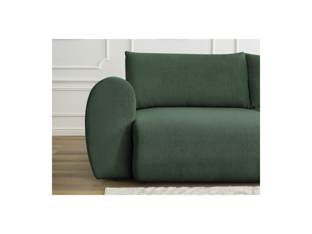 Convertible Straight Sofa with Storage Lucien - Smooth Fabric