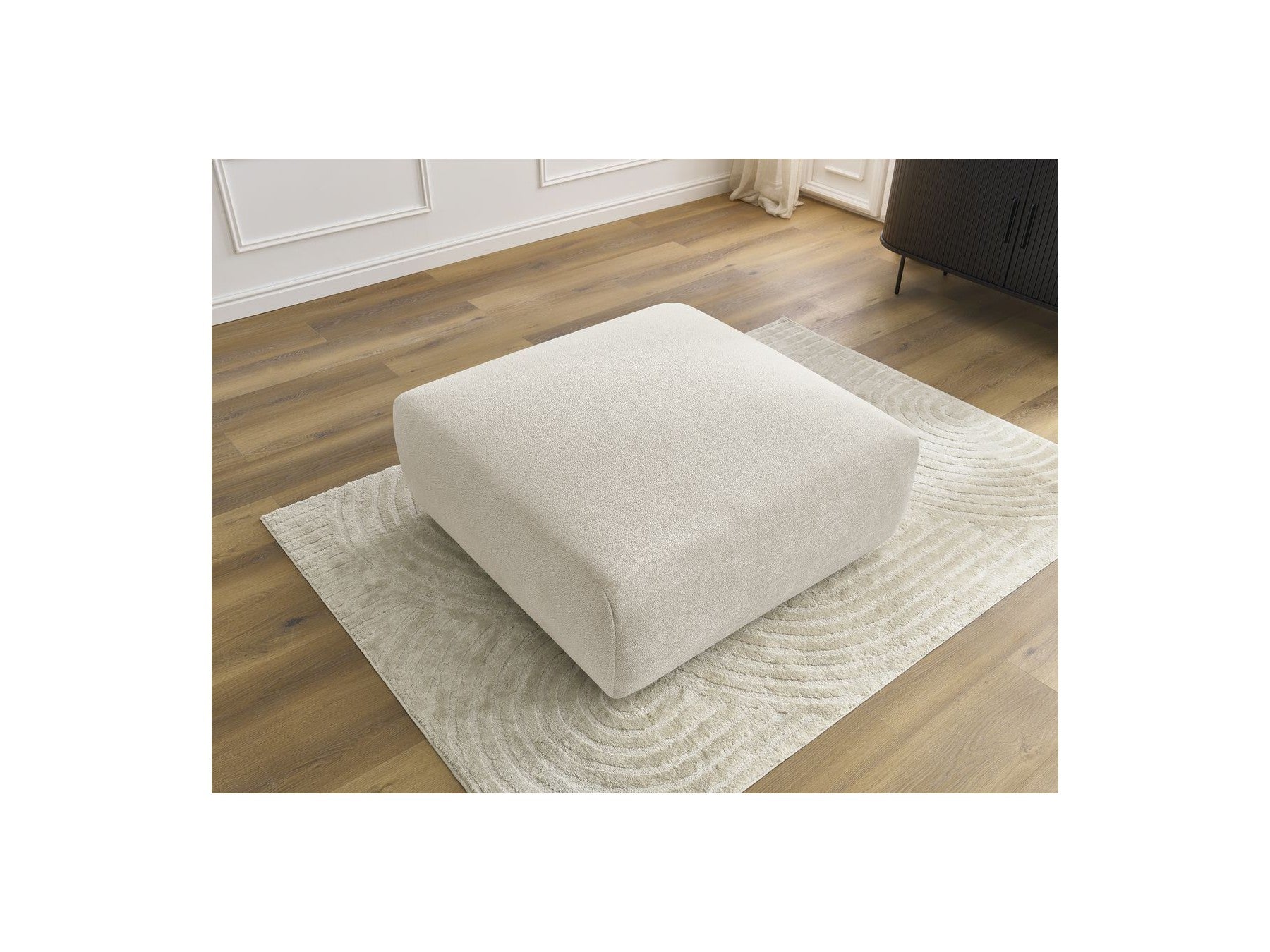 Pouf - Lucien - Tissu Lisse