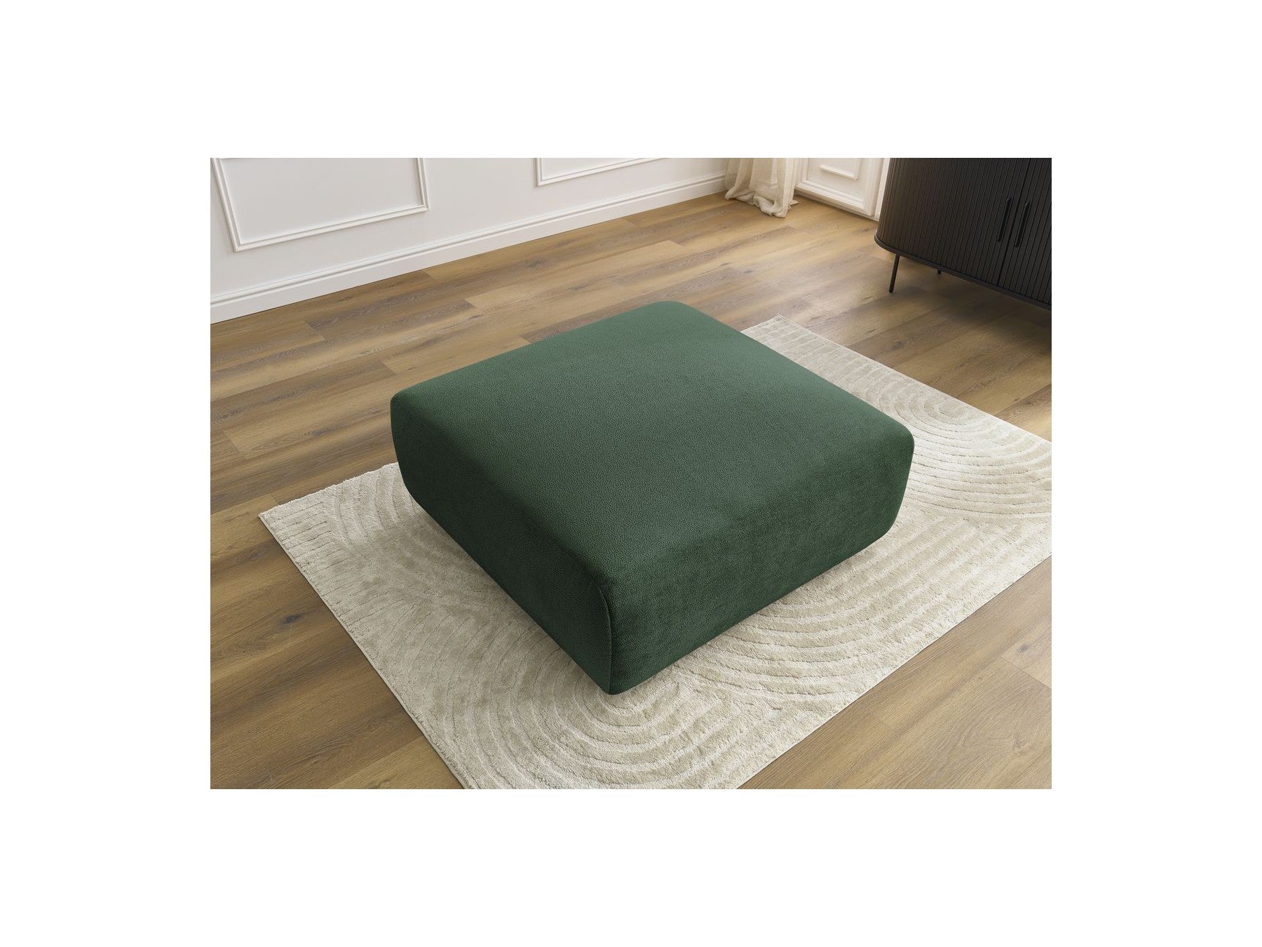 Pouf - Lucien - Tissu Lisse