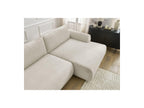 Convertible Corner Sofa with Storage Lucien - Smooth Fabric - Right-Hand Corner