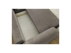 Convertible Corner Sofa with Storage Lucien - Smooth Fabric - Right-Hand Corner