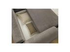 Convertible Corner Sofa with Storage Lucien - Smooth Fabric - Right-Hand Corner