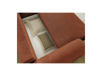 Convertible Corner Sofa with Storage Lucien - Smooth Fabric - Right-Hand Corner