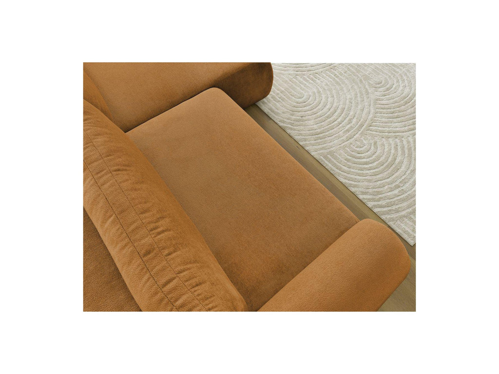 Convertible Corner Sofa with Storage Lucien - Smooth Fabric - Right-Hand Corner