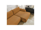 Convertible Corner Sofa with Storage Lucien - Smooth Fabric - Right-Hand Corner