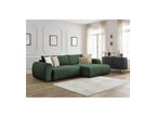 Convertible Corner Sofa with Storage Lucien - Smooth Fabric - Right-Hand Corner