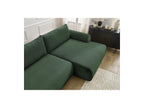 Convertible Corner Sofa with Storage Lucien - Smooth Fabric - Right-Hand Corner