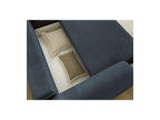 Convertible Corner Sofa with Storage Lucien - Smooth Fabric - Right-Hand Corner