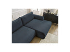 Convertible Corner Sofa with Storage Lucien - Smooth Fabric - Right-Hand Corner
