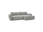Convertible Corner Sofa with Storage Lucien - Smooth Fabric - Right-Hand Corner