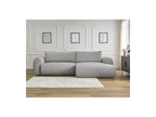 Convertible Corner Sofa with Storage Lucien - Smooth Fabric - Right-Hand Corner