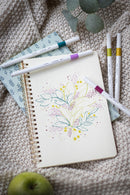 5 Feutres - Couleurs Retro - Emott By Uni-Ball