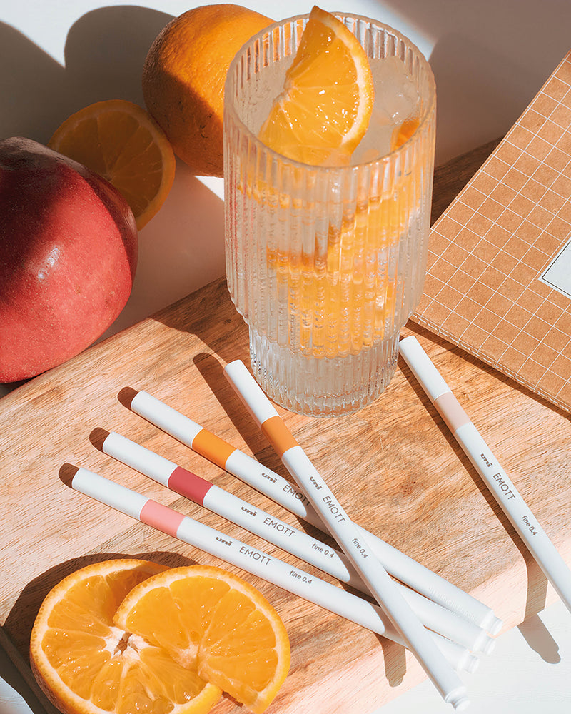 5 Feutres - Sunset Harmony - Emott By Uni-Ball