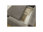 Corner Sofa Bed with Storage Lucien - Smooth Fabric - Left-Hand Corner