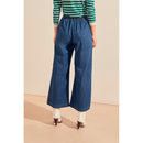 Suncoo - Jean Wide Legs Taille Haute - Bleu