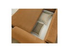 Corner Sofa Bed with Storage Lucien - Smooth Fabric - Left-Hand Corner