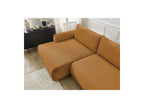 Corner Sofa Bed with Storage Lucien - Smooth Fabric - Left-Hand Corner