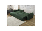 Corner Sofa Bed with Storage Lucien - Smooth Fabric - Left-Hand Corner
