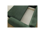 Corner Sofa Bed with Storage Lucien - Smooth Fabric - Left-Hand Corner