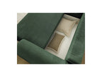 Corner Sofa Bed with Storage Lucien - Smooth Fabric - Left-Hand Corner