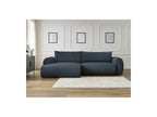 Corner Sofa Bed with Storage Lucien - Smooth Fabric - Left-Hand Corner