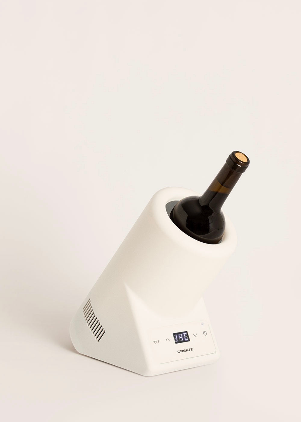Bottle Cooler - Refroidisseur De Bouteilles De Vin À Température Réglable - Blanc Cassé