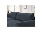 Corner Sofa Bed with Storage Lucien - Smooth Fabric - Left-Hand Corner