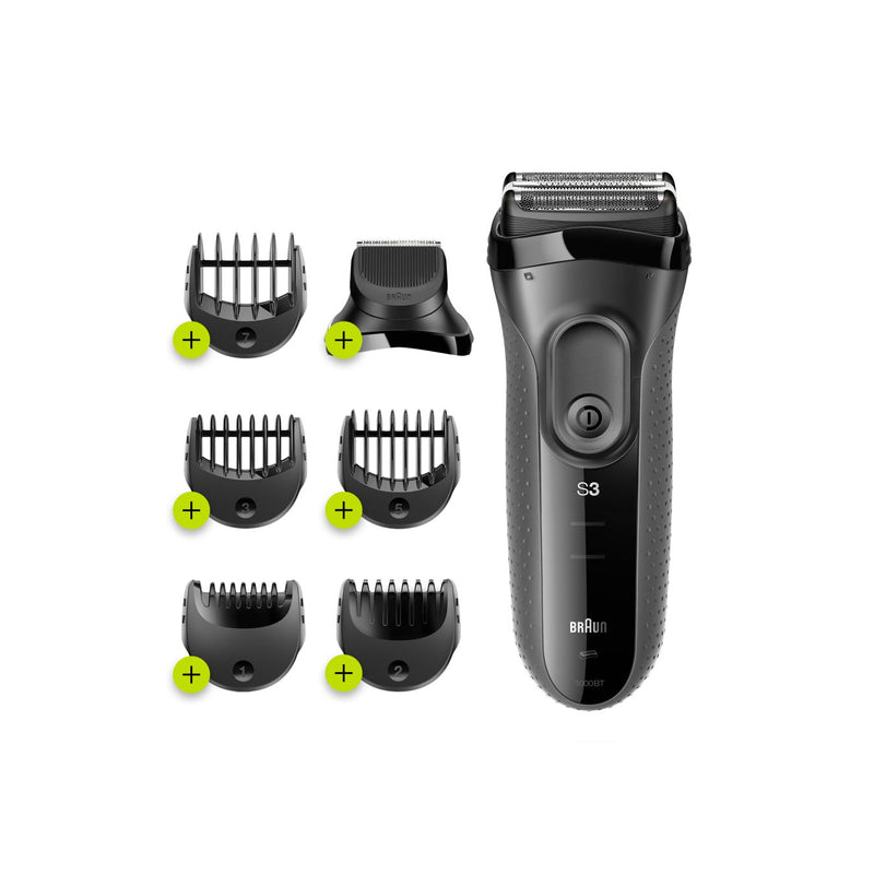 Series 3 Electric Shaver Shave & Style 3000Bt - Black/Gray