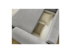 Corner Sofa Bed with Storage Lucien - Smooth Fabric - Left-Hand Corner