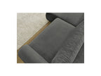 Corner Sofa Bed with Storage Lucien - Smooth Fabric - Left-Hand Corner