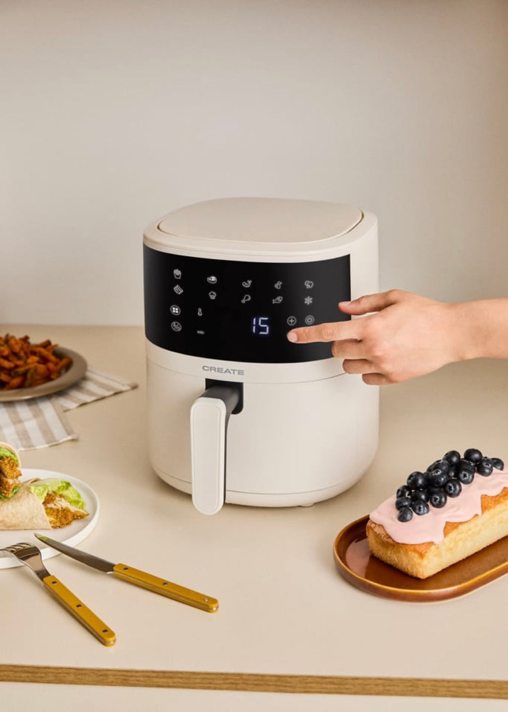 Air Fryer Easy - 4.5 L Air Fryer - Off-White