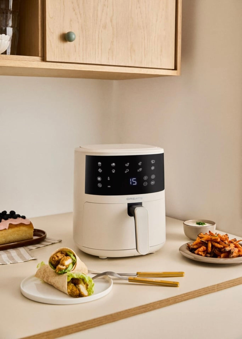 Air Fryer Easy - 4.5 L Air Fryer - Off-White
