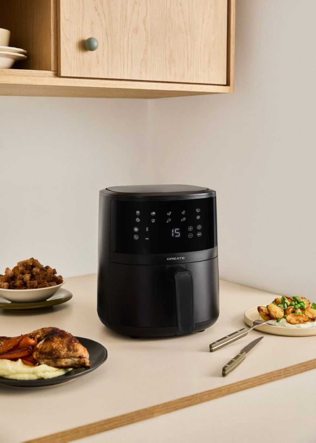 Air Fryer Easy - Freidora De Aire - 4,5L - Negro