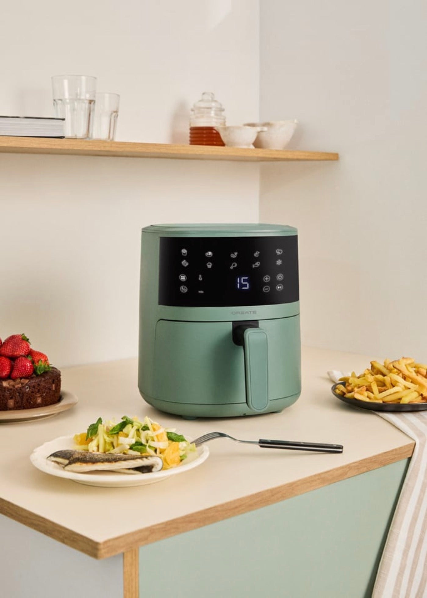 Air Fryer Easy - Friteuse À Air - 4,5L - Sauge