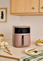 Air Fryer Dual Heat - Friteuse À Air Double Résistance - 6,5L - Moka