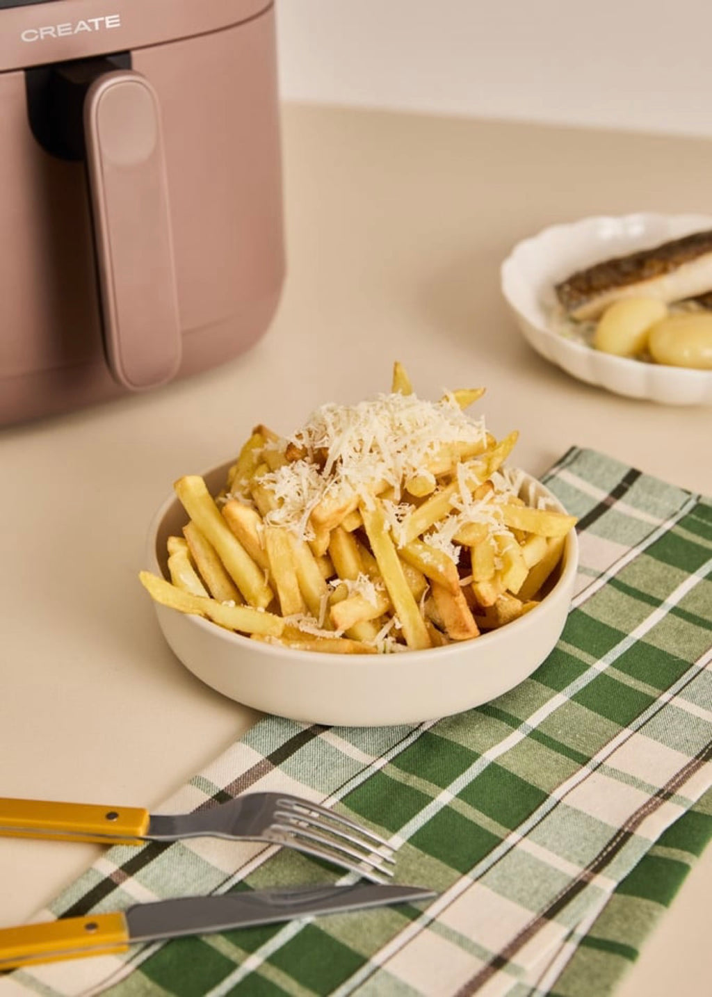 Air Fryer Dual Heat - Friteuse À Air Double Résistance - 6,5L - Moka