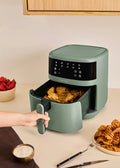 Air Fryer Dual Heat - Dual-Heating-Element Air Fryer - 6.5L - Sage