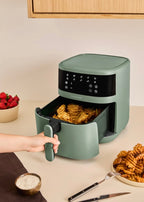 Air Fryer Dual Heat - Dual-Heating-Element Air Fryer - 6.5L - Sage