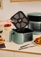 Air Fryer Dual Heat - Dual-Heating-Element Air Fryer - 6.5L - Sage