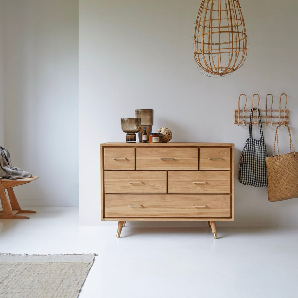 Kort - Commode - Teck - Naturel