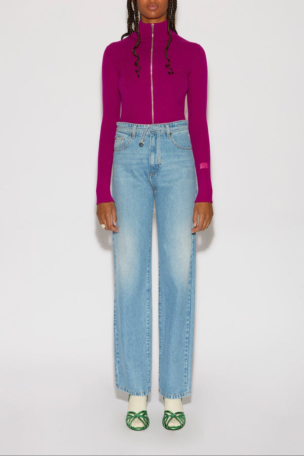 GLAZER HARMONY BOUGAINVILLIER ZIPPED CARDIGAN