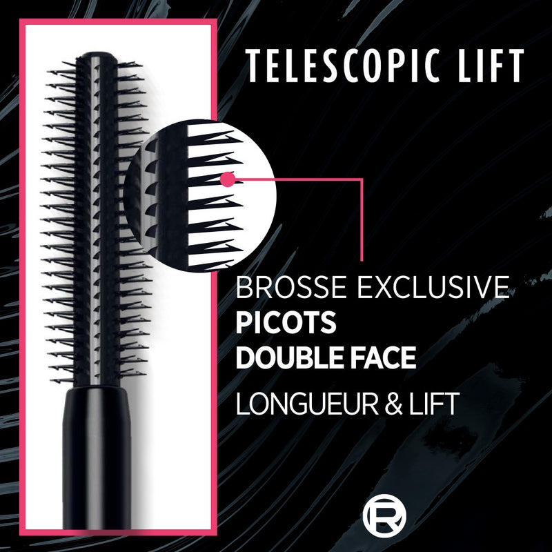Lot De 2 - Mascara Telescopic Lift - Noir & Extra Noir