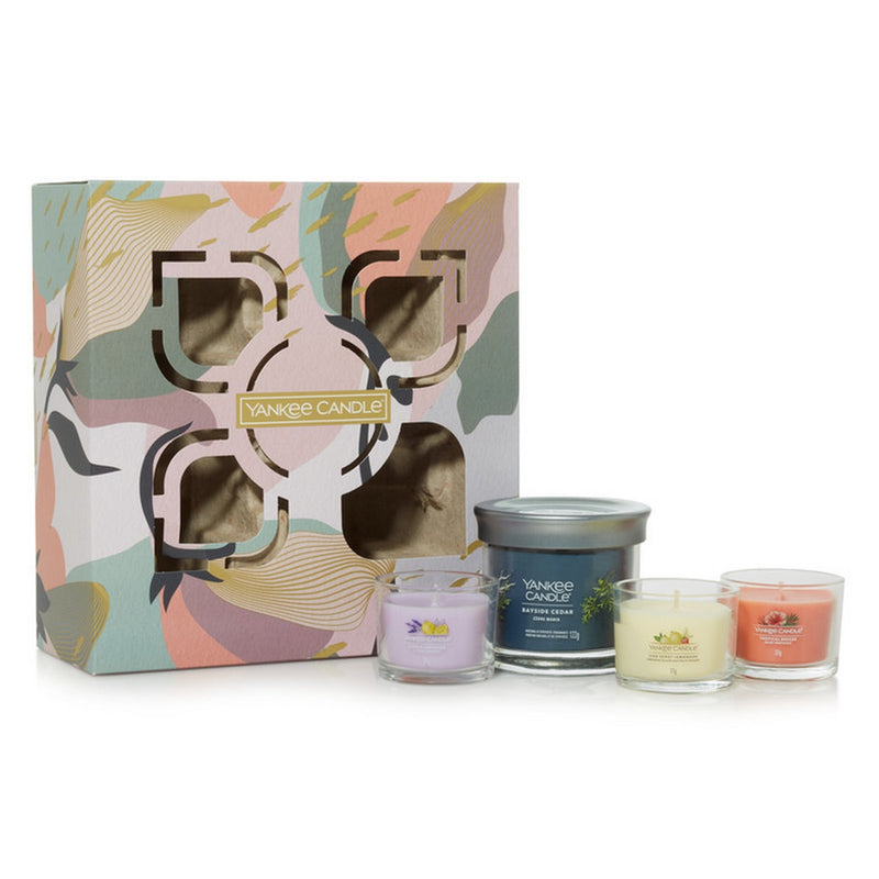 Coffret - Gobelet 4 Votives En Verre