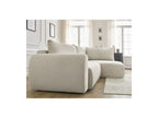 L-Shaped Corner Sofa Bed with Storage - Lucien - Smooth Fabric - Right-Hand Corner