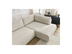 L-Shaped Corner Sofa Bed with Storage - Lucien - Smooth Fabric - Right-Hand Corner
