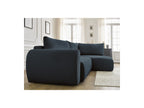 L-Shaped Corner Sofa Bed with Storage - Lucien - Smooth Fabric - Right-Hand Corner