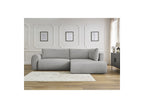 L-Shaped Corner Sofa Bed with Storage - Lucien - Smooth Fabric - Right-Hand Corner